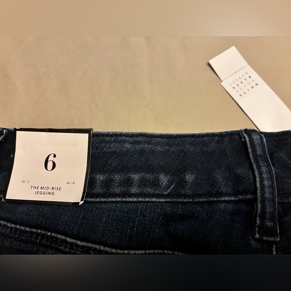 White House Black Market Dark Blue Jeans - Picture 4 of 4